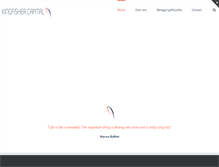 Tablet Screenshot of kingfishercapital.nl